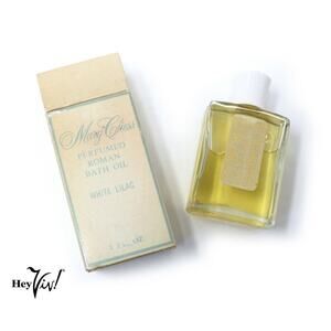 Vintage 1930s Mary Chess White Lilac Roman Bath Oil Original Box 1oz - Hey Viv
